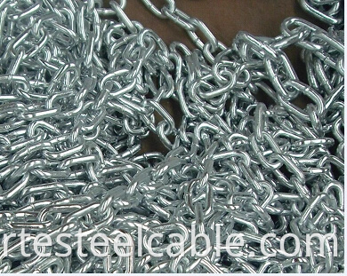 Welded Hot Dip Galvanized And Electro Galvanized Twisted Link Chain1